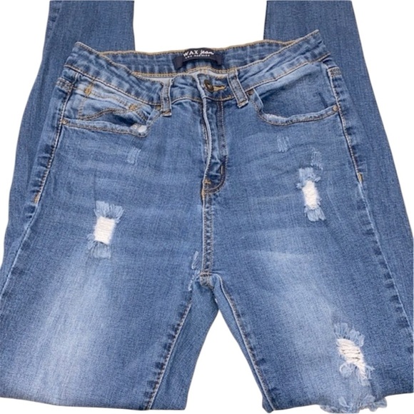 Wax Jeans Los Angeles distressed size 5 - Picture 1 of 11